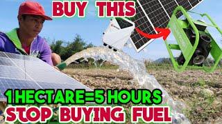 USE SOLAR PUMP 1 HECTARE FOR 5 HOURS SA PAGPATUBIG NG GULAYAN AT PALAYAN| SULIT NA UNLIMITED PA