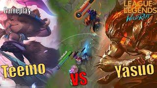 Wild Rift Teemo vs Yasuo Mid Lane (A)