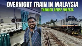 SCENIC Jungle train journey in MALAYSIA  | OVERNIGHT Intercity Express (JB to Kota Bahru)