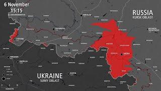 Ukraine Invasion of Russia: Kursk Attack – Every Day [Aug 6 - Nov 6]