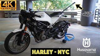 Moto NYC: Northern Blvd (Harley Store Stop) QUEENS #svartpilen #vitpilen #husqvarna #360 #VR