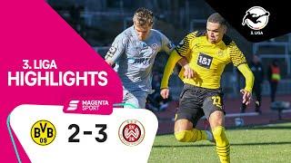 Borussia Dortmund II - SV Wehen Wiesbaden | Highlights 3. Liga 21/22