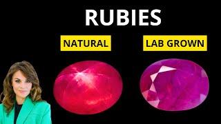 Natural vs Lab Grown, Synthetic Rubies