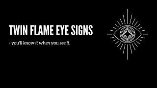 Twin Flame Eye Signs ⎮This is what twin flame eye contact feels like...