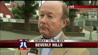 Clif Smith Publisher of The Beverly Hills Courier discusses Subway under Beverly Hills High School