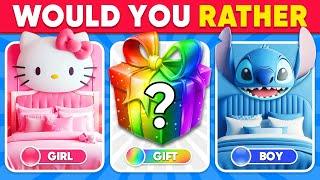 Would You Rather... Girl or Boy or Mystery Gift Edition ️ Daily Quiz