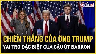 Tiết lộ vai trò đặc biệt của cậu út Barron trong chiến thắng vang dội của ông Trump | Báo VietNamNet