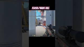 In CS2 we can kill with flash grenade now,  there is flash grenade damage#cs2 #csgo #lazymonksgaming