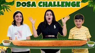 DOSA CHALLENGE | Weird Dosas | Comedy Family Eating Challenge | Aayu and Pihu Show