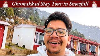 Ghumakkad Stay Tour | Snowfall in Jageshwar | Resort in Jageshwar Dham | Jageshwar Hotels | Snowfall