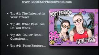 Los Angeles Photo Booth Rental - 5 Tips for Renting a Photo Booth in Los Angeles