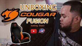 UNBOXING!! COUGAR FUSION GAMING CHAIR (tagalog)