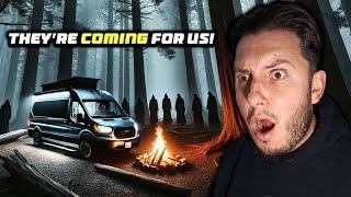 CAMPING TRIP TURNED DEADLY! MY SCARIEST NIGHT VAN CAMPING INSIDE HAUNTED FOREST!