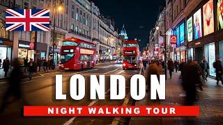 [LIVE]  Central London Night Walk | Oxford Street Walking Tour