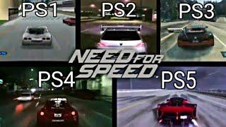 NEED FOR SPEED PS1 VS PS2 VS PS3 VS PS4 VS PS5