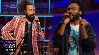 Donald Glover & Reggie Watts Make Music