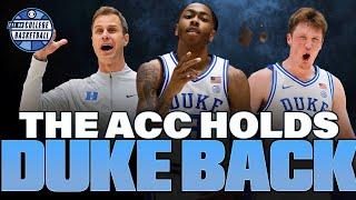 The ACC is holding Duke back; how many teams still have a chance at a 1-seed? Coaching carousel news