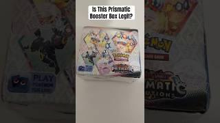 WORLDS FIRST POKEMON PRISMATIC BOOSTER BOX! Is this legit or fake proxy cards?