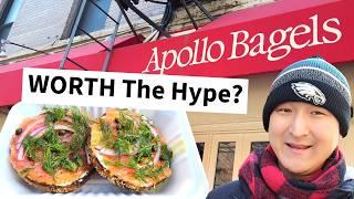 Trying NYC's MOST HYPED BAGEL! Is Apollo Bagels Worth The Hype