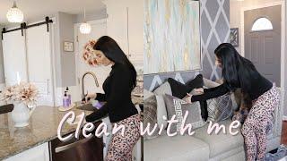 CLEAN WITH ME! || MORNING CLEANING || SPEED CLEAN || COLLAB WITH CRYSTAL AT HOME