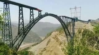 chenab bridge latest updates bakal side launching complete.