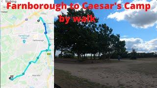 Farnborough To Caesar's Camp Aldershot Blackwater Valley Path