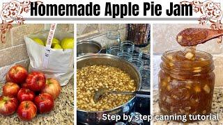 How to Make & Can Apple Pie Jam | The best jam | Easy Canning Tutorial!  #canning