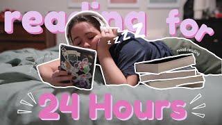 24 hour readathon  ⏱ *spoiler free reading vlog*