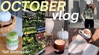 October VLOG  big apartment reset, pasta making class, fall tbr + health update