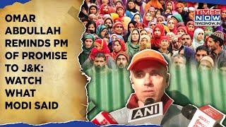 Omar Abdullah Reminds Modi Of Jammu Kashmir Promise As PM Reacts To Mandate | Watch NC, BJP Drama