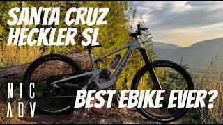 Santa Cruz Heckler SL Review | Range Test | Fun Test #emtb