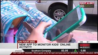 New app to monitor kids' online activity