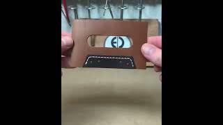 Leather “Cassette Tape” Card Wallet?!