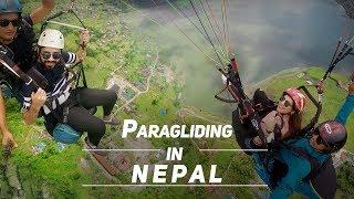 Paragliding in Nepal I Pokhara I Travel Vlog I Wasalicious