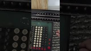 Monroe model K calculator- Division