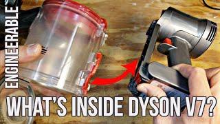 What's Inside? Dyson V7 Battery Cordless Vacuum Cleaner Motor Head Take Apart