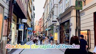 Stockholm walking tour summer    تور پیاده روی استکهلم تابستان