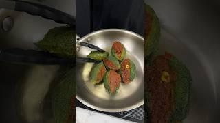 Bharwa Karela ASMR Cooking || #shorts #food #cooking #asmr #asmrcooking #indianasmrworld #vegrecipe