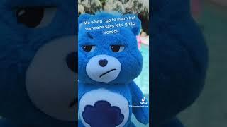 Grumpy Bear wants to swim #funnyshorts #trending #funny #letsgo #funnyvideo #shorts