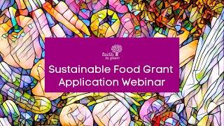 Sustainable Food Webinar Recording