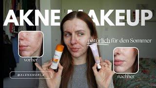 Natürliches Akne Sommer Makeup