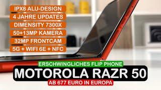 Motorola Razr 50 Unboxing - Bezahlbares Flip Handy