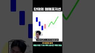 단타를 주력으로 하고싶다면 꼭 확인하세요