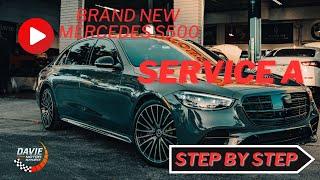 2023 Mercedes Benz S500 A Service Step by Step