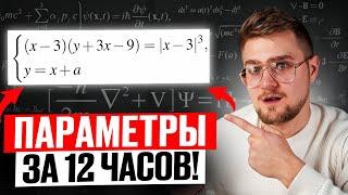 Параметры с Нуля До Уровня ЕГЭ за 12 Часов! Все Задания 18 ЕГЭ Профильная Математика!