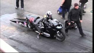 GIRL 16 YEARS OLD RIDES THIS SUPER TWIN BIKE AT SANTA POD MAY 2011