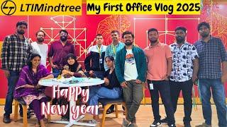 Celebrating New Year 2025 In LTIMindtree Office Hyderabad | My First Office Vlog 2025 | LTIMindtree