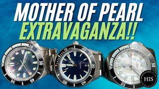 Mother-of-Pearl Dials Extravaganza!!⌚ Zelos Swordfish and Signum Cuda