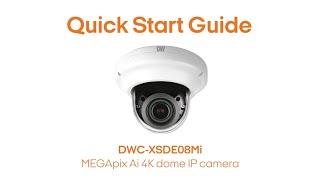 MEGApix Ai Dome Camera Quick Start Guide