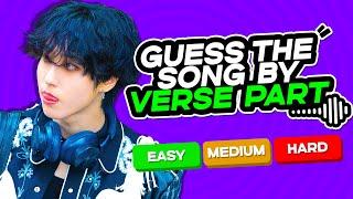 GUESS THE KPOP SONG BY VERSE PART #1 | KPOP QUIZ 2024